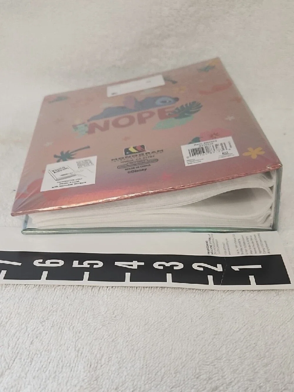 Disney Stitch Holographic Folder Blue Gray Pink